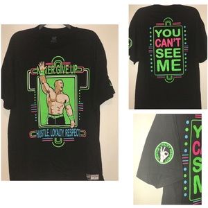 WWE John Cena Never Give Up Neon T-Shirt